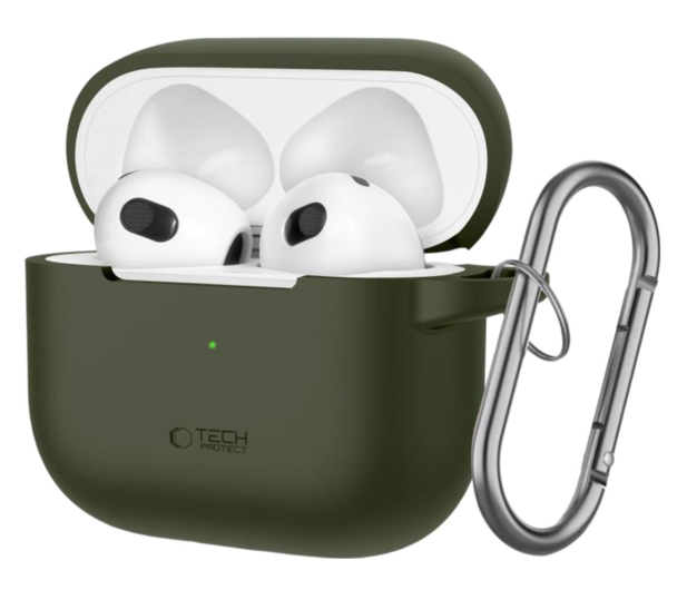 Tech-Protect Silicone Hook do Apple Airpods 3. generacji olive green - 1285364 - zdjęcie